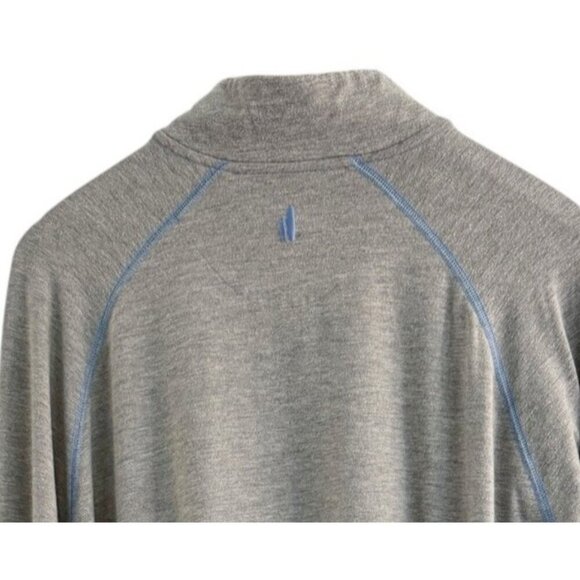 Johnnie-O Mens Sz XL Gray Sully 1/4 Zip Pullover - Picture 6 of 11